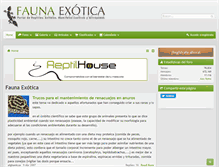 Tablet Screenshot of faunaexotica.net